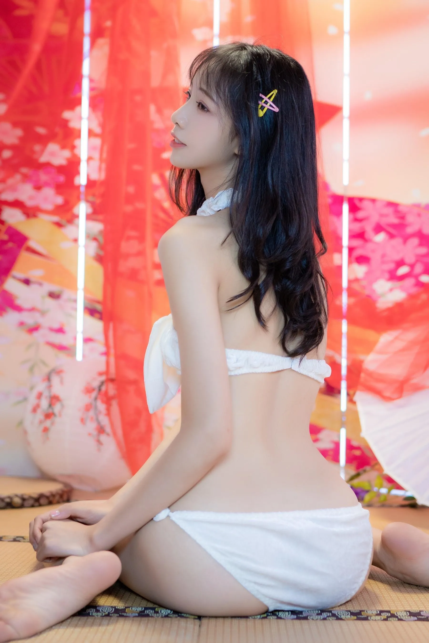 西瓜少女 NO.004 日系棚拍白猫咪内衣 [35P]插图8